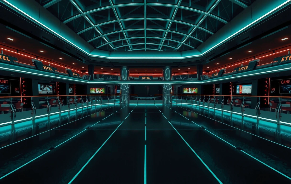 Abstract radar background