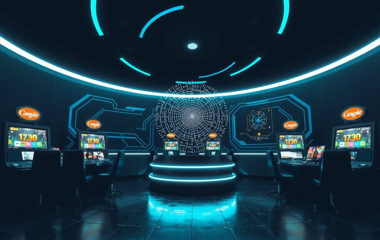 Abstract radar background